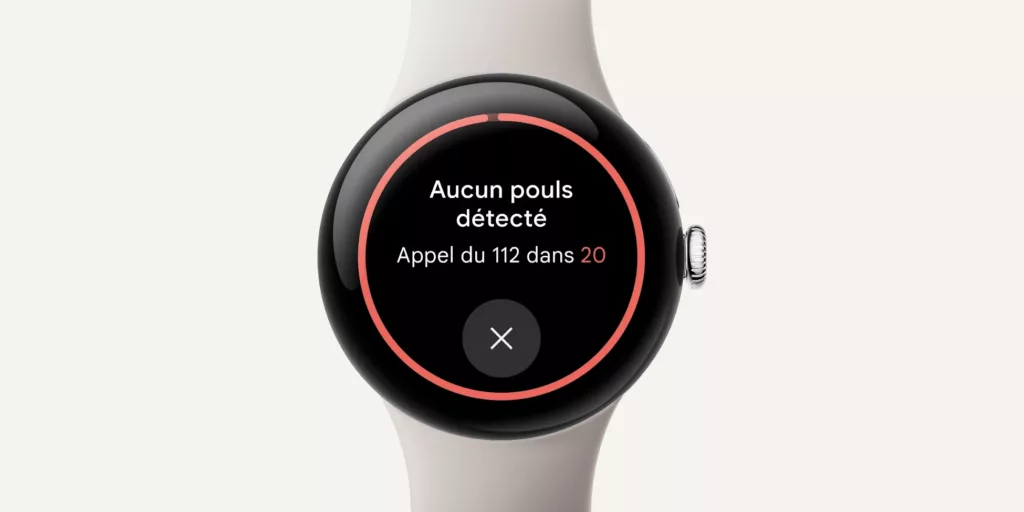 Détection du poul de la Google Pixel Watch 3