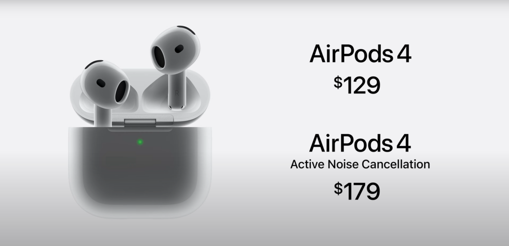 AirPods 4 prix