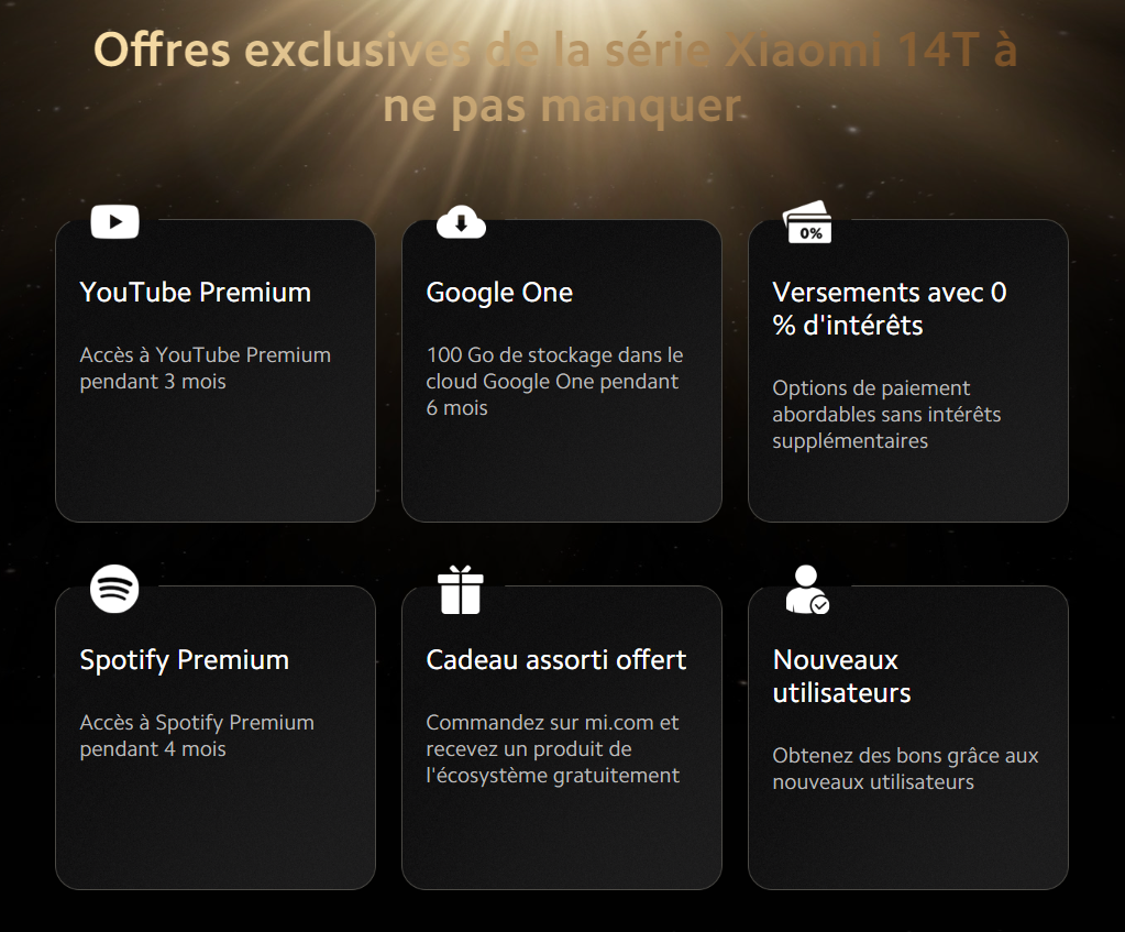 Offre de lancement Xiaomi 14 T 
