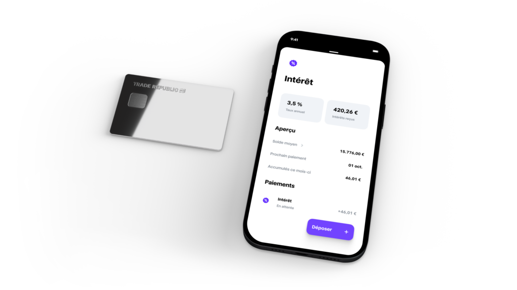 Trade Republic rémunerera son compte espèce à hauteur de 3,5%
