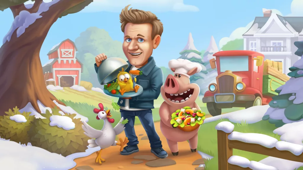 Gordon Ramsay dans Hay Day