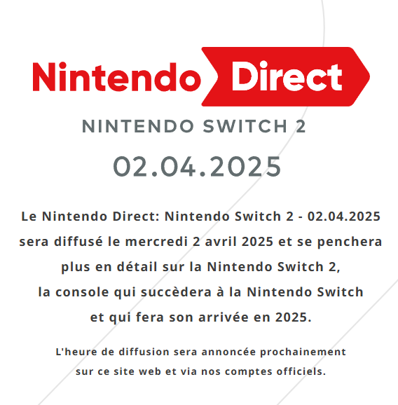 Présentation Switch 2 