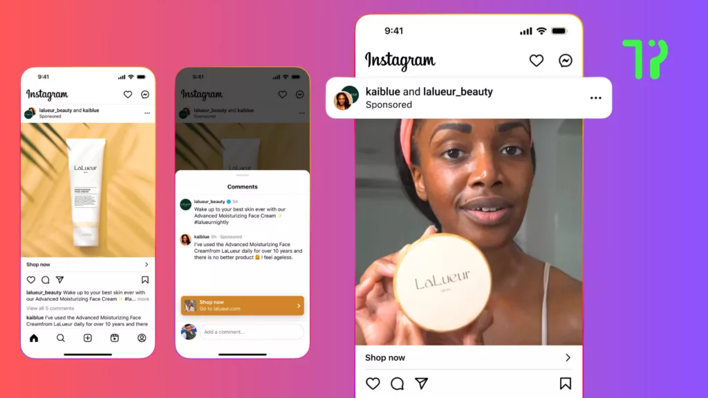 Instagram Co-publicité