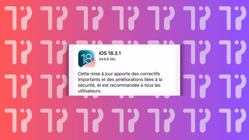 iOS 18.3.1 